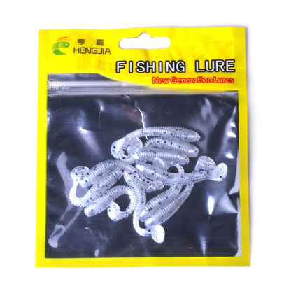 HENGJIA SO041 5cm/0.6g 10 PCS Fishing Wobbler Soft Jigging Fishing Lure Worm Swimbaits เหยื่อซิลิโคน