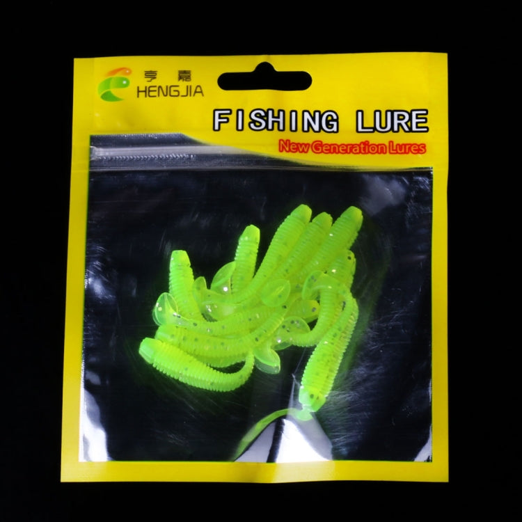 HENGJIA SO041 5cm/0.6g 10 PCS Fishing Wobbler Soft Jigging Fishing Lure Worm Swimbaits เหยื่อซิลิโคน