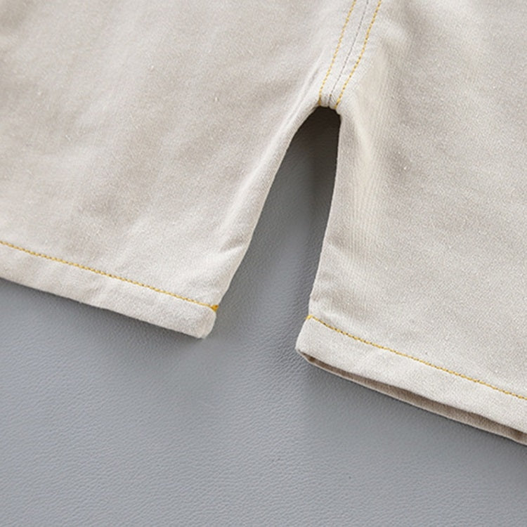 Summer Suspenders 2 ชิ้นชุดฤดูร้อนแขนสั้นลายทาง, 80, 90, 100, 110