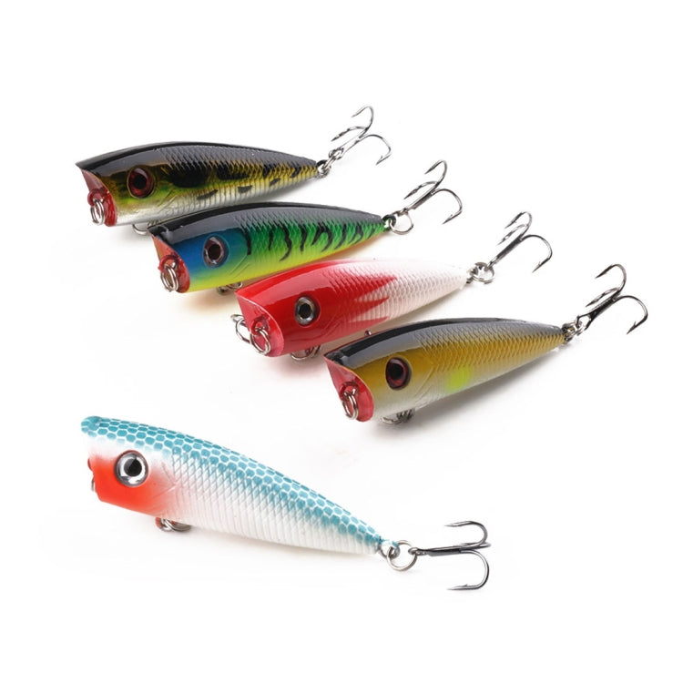 HENGJIA PO035 6cm / 6g 5 PCS การจำลองเหยื่อยาก ประมง Lures Set Tackle Baits Fit น้ำเค็มและน้ำจืด, PO035 5pcs