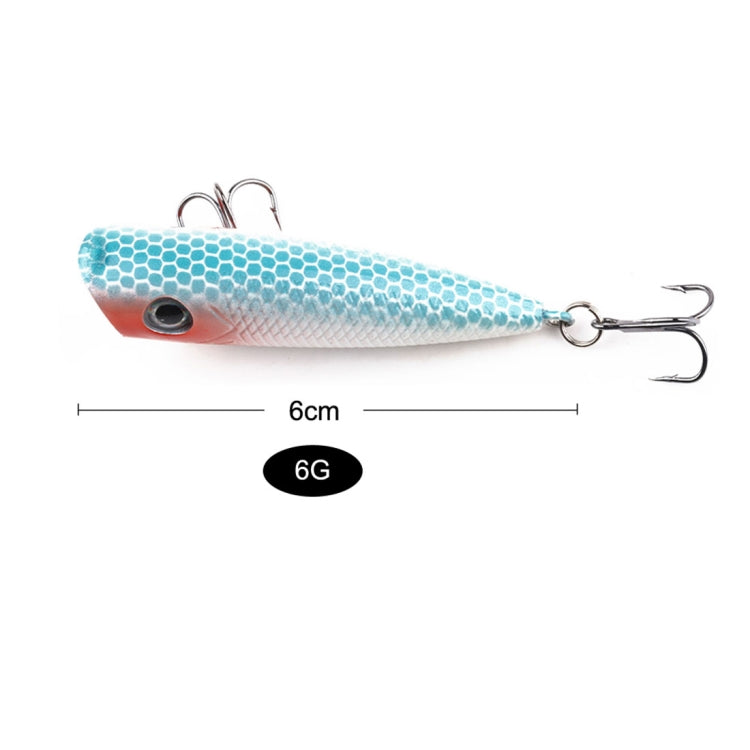 HENGJIA PO035 6cm / 6g 5 PCS การจำลองเหยื่อยาก ประมง Lures Set Tackle Baits Fit น้ำเค็มและน้ำจืด, PO035 5pcs