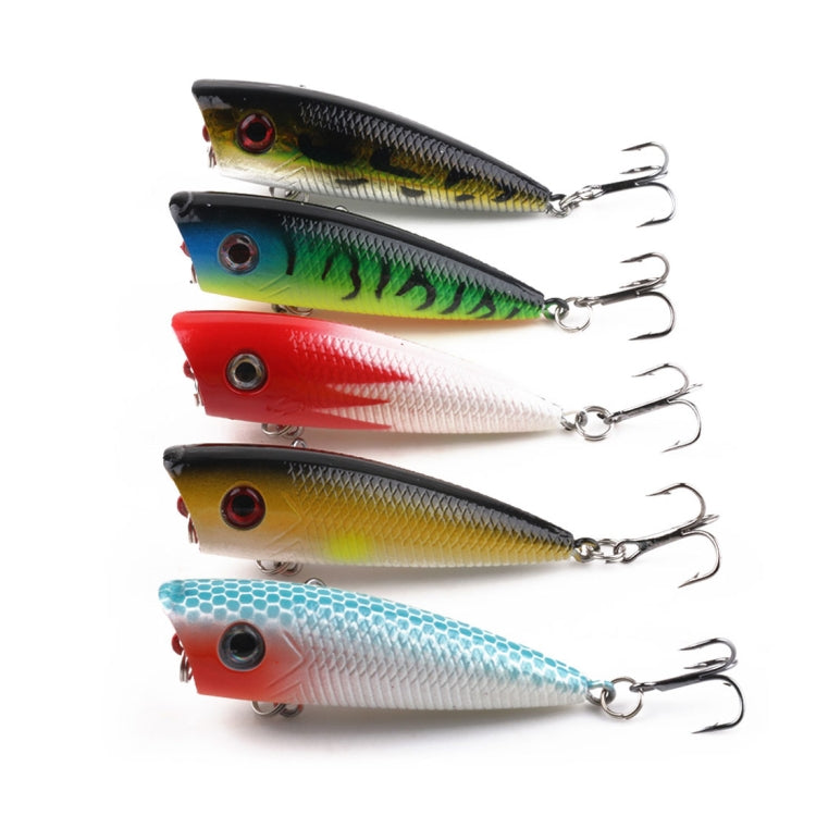 HENGJIA PO035 6cm / 6g 5 PCS การจำลองเหยื่อยาก ประมง Lures Set Tackle Baits Fit น้ำเค็มและน้ำจืด, PO035 5pcs