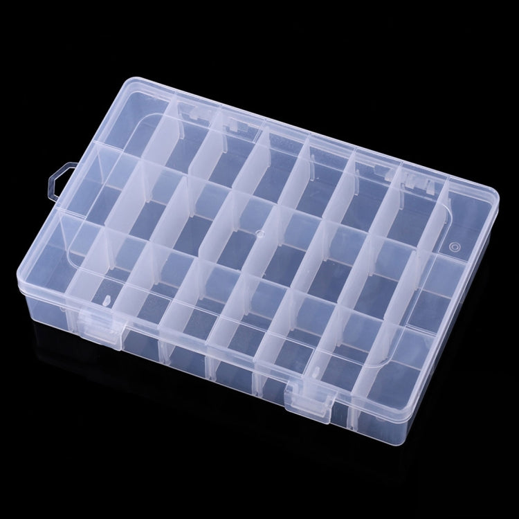 HENGJIA qt022 Twenty Four Grid กันน้ำมัลติฟังก์ชั่นตกปลา เครื่องมือ ที่เก็บเกียร์กล่องใส่อุปกรณ์ตกปลาแบบใส, qt022