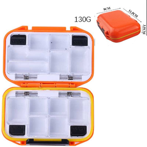 HENGJIA qt020 เครื่องมือตกปลามัลติฟังก์ชั่นกันน้ำตะขอเก็บเกียร์และกล่องใส่เหยื่อตกปลาขนาดเล็ก: 11.5 x 8 x 3.5 ซม, 11.5 x 8 x 3.5cm
