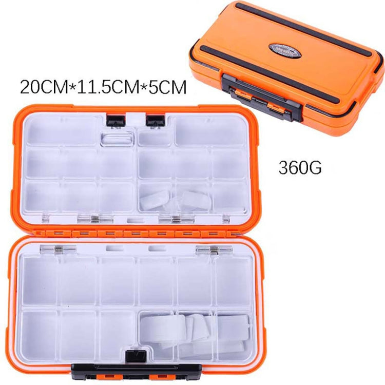 HENGJIA qt020 เครื่องมือตกปลามัลติฟังก์ชั่นกันน้ำตะขอเก็บเกียร์และกล่องใส่เหยื่อตกปลาขนาดใหญ่: 20 x 11.5 x 5 ซม, 20 x 11.5 x 5cm