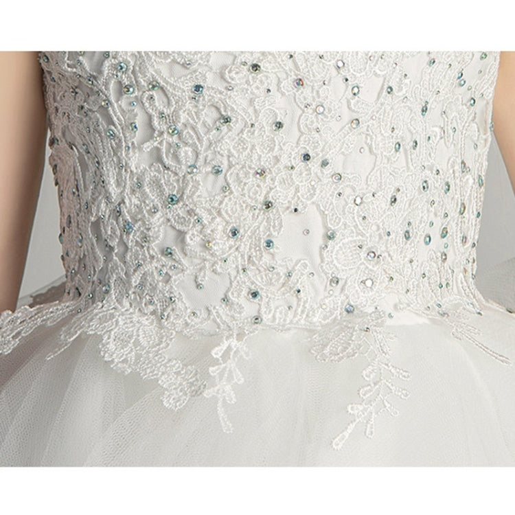 ชุดเจ้าหญิงลูกไม้แขนกุดยาว Pettiskirt ชุดทางการสำหรับเด็กผู้หญิง, 100cm, 110cm, 120cm, 130cm, 140cm, 150cm, 160cm