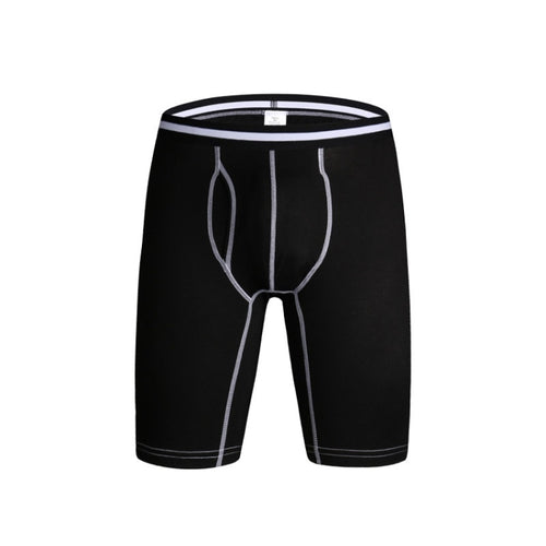 ผู้ชายผ้าฝ้ายกีฬาฟิตเนสกางเกงในสี่มุม, M, L, XL, XXL, XXXL