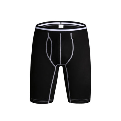 ผู้ชายผ้าฝ้ายกีฬาฟิตเนสกางเกงในสี่มุม, M, L, XL, XXL, XXXL