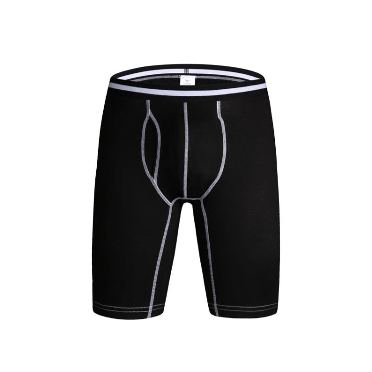 ผู้ชายผ้าฝ้ายกีฬาฟิตเนสกางเกงในสี่มุม, M, L, XL, XXL, XXXL