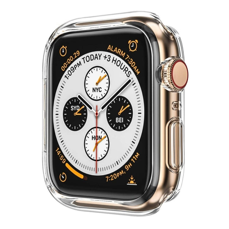 ENKAY Hat-Prince 2 in 1 TPU Semi-clad Protective Shell + 3D Full Screen PET Curved Heat Bending ตัวป้องกันหน้าจอ HD สำหรับ Apple Watch Series 4 40mm, F Apple Watch Series 6 / 5 / 4 / SE 3 / SE 2 / SE 1 40mm