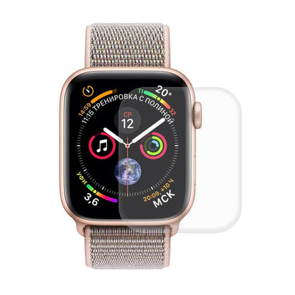 ENKAY Hat-Prince 2 in 1 TPU Semi-clad Protective Shell + 3D Full Screen PET Curved Heat Bending ตัวป้องกันหน้าจอ HD สำหรับ Apple Watch Series 4 40mm, F Apple Watch Series 6 / 5 / 4 / SE 3 / SE 2 / SE 1 40mm