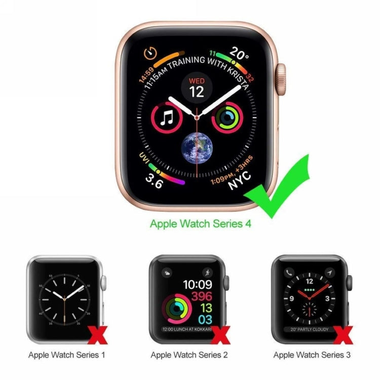 ENKAY Hat-Prince 2 in 1 TPU เกราะกึ่งหุ้ม + 3D เต็มหน้าจอ PET โค้งความร้อนโค้งป้องกันหน้าจอ HD สำหรับ Apple Watch Series 4 44mm, F Apple Watch Series 6 / 5 / 4 / SE 3 / SE 2 / SE 1 44mm
