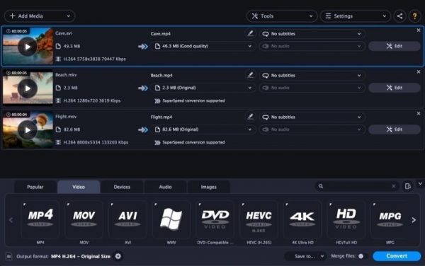 Movavi Video Converter 2020 Premium Mac